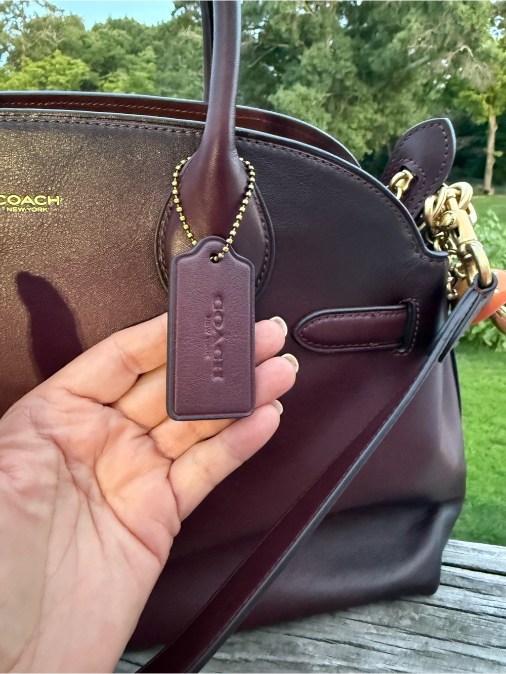 Authentic Coach Empire 40 with charms- BNNU - Picture 2 of 12